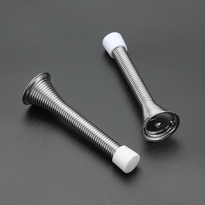 Ravinte Door Stoppers, 48 Pack Satin Nickel Spring Stops - Image 2