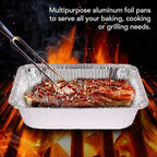 Stock Your Home Aluminum Pans 9x13 Disposable Foil Pans - Image 4