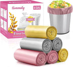 4 Gallon 180pcs Small Multi Trash Bags Strong Garbage Bags, Plastic Bags by HOMMALY