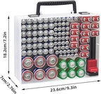 RISOU Battery Organizer Storage Case, Stores More Than 95 Batteries - Image 5