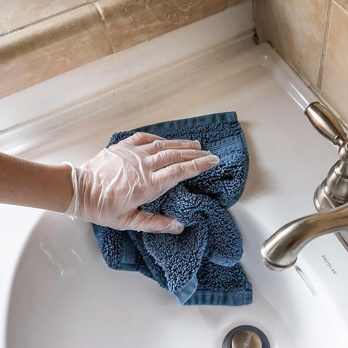 Mr. Clean Vinyl Gloves Disposable Single Use Latex Powder & BPA-Free - Image 4