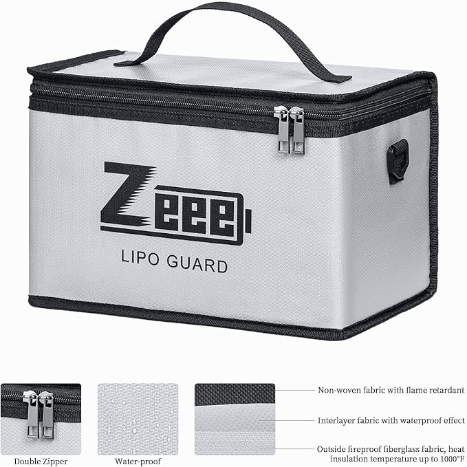 Zeee Lipo Fireproof Safe Bag - Image 4