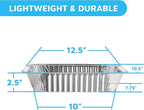 MontoPack Aluminum Foil Pans Half Size Roasting Chafing Pan | Bulk 10 Pack of - Image 2