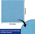 Microfiber Cleaning Cloths, Ultra Absorbent, Streak-Free, and Household Cleaning - Image 4