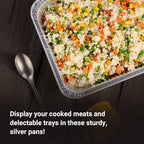 Aluminum Pans Half Size, Extra Heavy Duty Disposable Foil Pans - Image 5