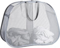 Seiritex Mesh Popup Laundry Hamper 2 Compartment, Collapsible Laundry Sorter by SEIRITEX