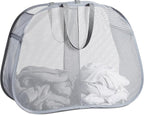 Seiritex Mesh Popup Laundry Hamper 2 Compartment, Collapsible Laundry Sorter by SEIRITEX