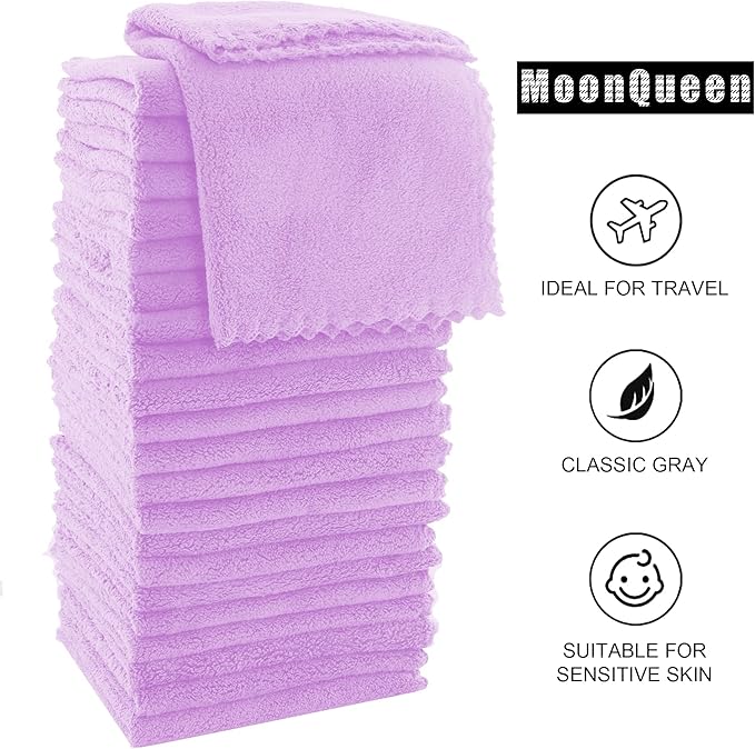 MOONQUEEN Ultra Soft Premium Washcloths Set - Image 6