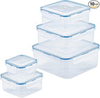 LOCK & LOCK Easy Essentials Food Storage lids/Airtight containers, BPA Free by LocknLock