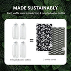 RECYCO Waffle Kitchen Towel Set of 2 - Image 6