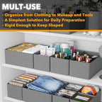 SpaceAid Drawer Organizer Clothes, 12 Pack Dresser Organizer Bins - Image 4