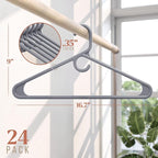 NEATERIZE Ultra Heavy Duty Plastic Clothes Hangers - Image 2