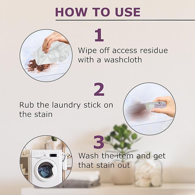 Cadie Laundry Stain Remover Stick – Pre Wash Spot Cleaner - Image 5