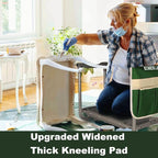 Aimerla Foldable Garden Kneeler Seat Heavy Duty [Upgraded Widened Thick Kneeling Pad] Gardening Stool with Large Tool Bags with Pockets - Portable Garden Bench Gardening Gifts for Parents - Image 5