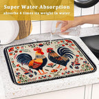 Roosters Chicken Dish Drying Mat - Image 7