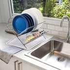 Youeon Foldable Dish Drying Rack - Image 9