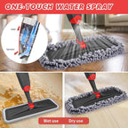 HOMTOYOU Microfiber Hardwood Floor Mop: Dust Spray Mops - Image 2