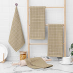 Homaxy 100% Cotton Terry Kitchen Towels, Checkered Designed, Soft and Super - Image 6