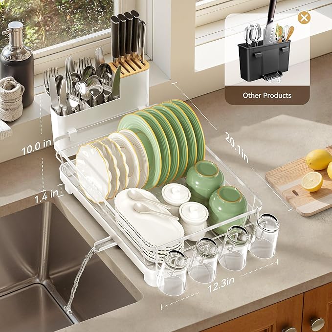 Runnatal Dish Drying Rack, Stainless Steel Dish Rack - Image 2