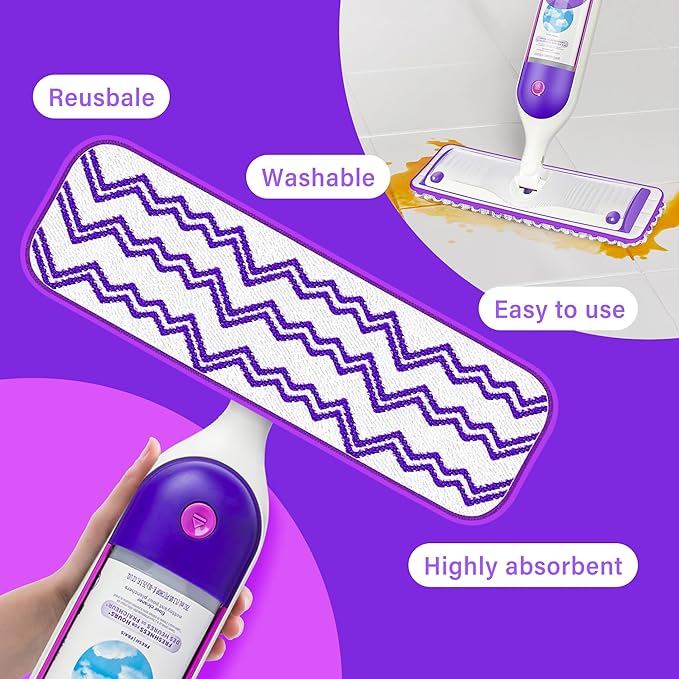 Reusable Mop Refills Pads for Swiffer PowerMop - Image 3