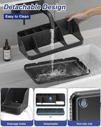 Bathroom Counter Organizer and Storage, 7 Slots Detachable Toothbrush Holders - Image 2