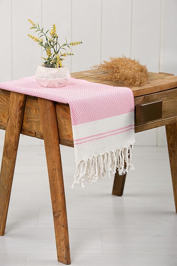 Evelynen Turkish Hand Towels for Bathroom & Kitchen Towels Decorative Set of 2 - Image 2