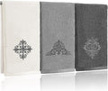 3 Pcs Decorative Gray Hand Towels by Unknown
