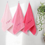 Peryiter 3 Pcs Farmhouse Bathroom Decor Hand Towels 14x29 Inch Cotton Bath - Image 5