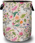 Bunny Rabbit Laundry Basket, Foldable Rabbit Flower Laundry Hamper Tote Bag by Unknown