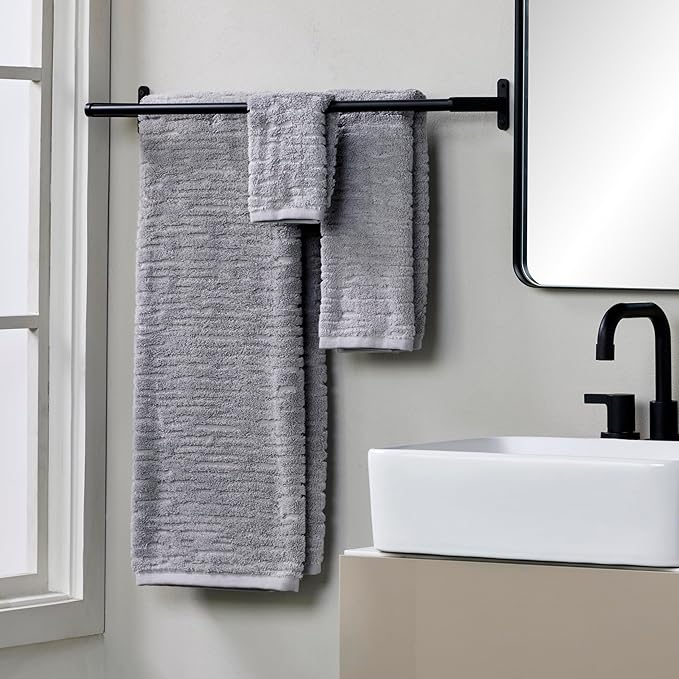 SKL Home CloudSoft 100% Cotton Luxury 6-Piece Towel Set, 600 GSM, Ultra Plush & - Image 5