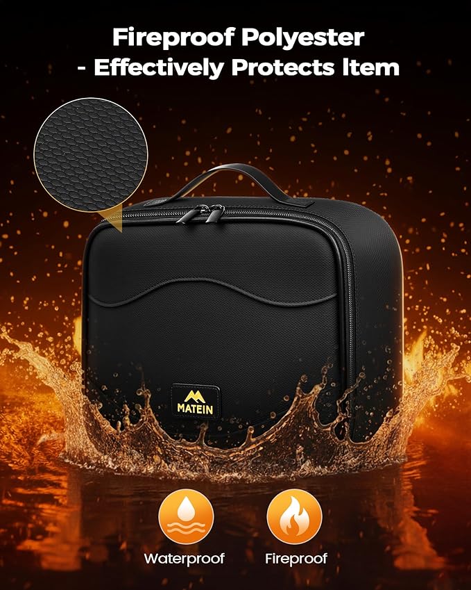 MATEIN Fireproof Travel Electronic Organizer - Image 2