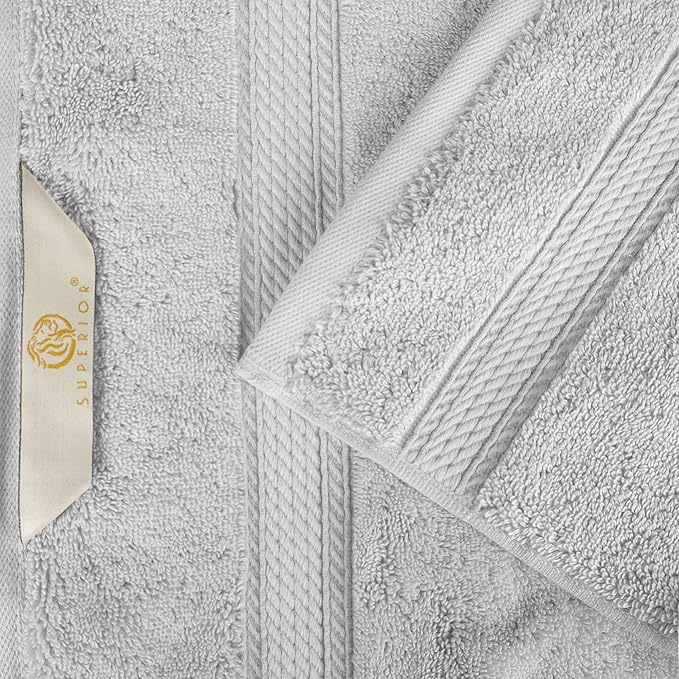 SUPERIOR Egyptian Cotton Pile Bath Sheet Set of 2, Ultra Soft Luxury Towels - Image 7