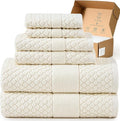 Simple&Opulence 6 Piece Luxury Towel Set, 100% Cotton Bathroom Towels by SimpleOpulence