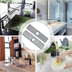 Bimkole 2 PCS Faucet Absorbent Mat, Kitchen Faucet Sink Splash Guard Wraparound - Image 7