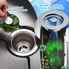 3-in-1 Kitchen Sink Drain Strainer & Stopper - Image 6