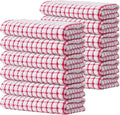 Kitinjoy Cotton 12 Pack Terry Kitchen Towels, 16 x 25 Inches Super Soft and by Kitinjoy