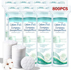 Premium Cotton Rounds for Face, 100% Pure & Natural Facial Cleansing Round Pads by Unknown