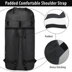 BeeGreen Black-Laundry-Bag-Backpack-Extra-Large-Heavy-Duty, 125L Portable - Image 3