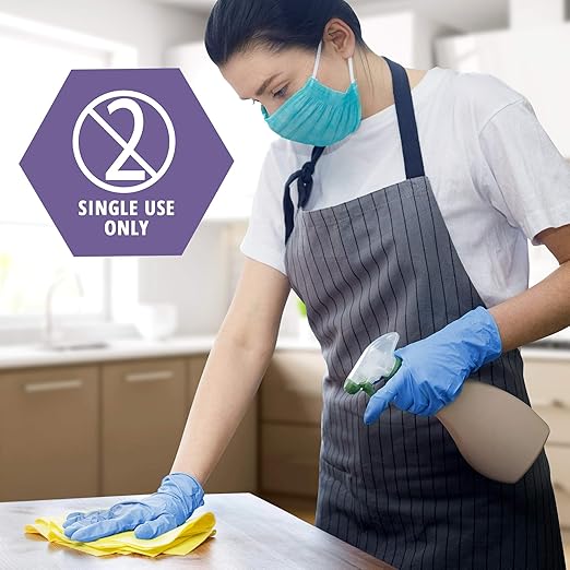 MED PRIDE Nitrile/Vinyl Blend Exam Gloves, Powder-Free, Latex-Free, Disposable - Image 5