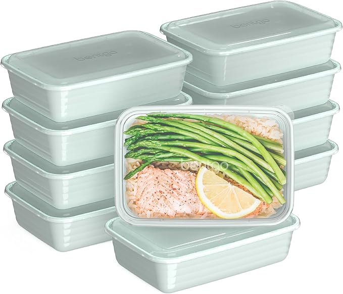 Bentgo Prep - 20-Piece 1-Compartment Reusable Meal Prep Containers by Bentgo