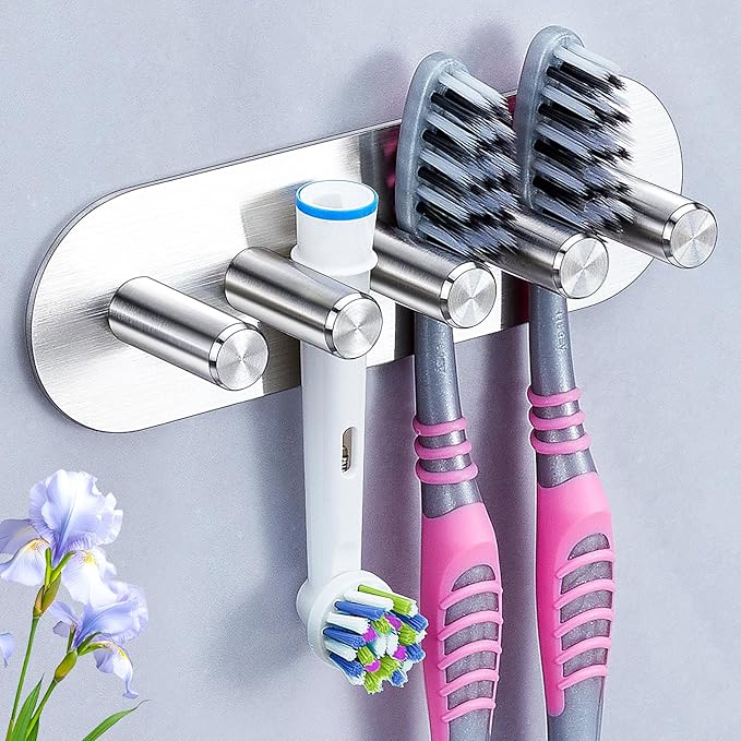 Electric Toothbrush Head Holder, Toothbrush Holders Wall Mounted, Adhesive by WelcometotheYAYINLI