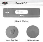 Faucet Mat Bathroom Sink Oval-Hole : AHA HOMEWARE Diatomite Rubber Bathroom - Image 2