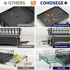 Large Dish Drying Rack, Dish Rack, Dishware Drying, Over Sink & Countertop - Image 5