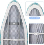 BNDX 15"x54" Ironing Board Cover – Aqua Plaid Design, Thick Padding - Image 4