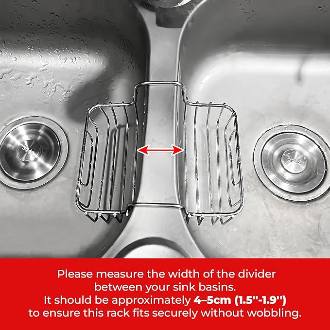 Stainless Steel Sponge Holder for Kitchen Sink - Image 2