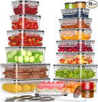 36-Piece Food Storage Containers by KEMETHYFocusesonCreatingEfficientStorageProductswithQualityMaterials