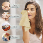 Bamboo Rayon Disposable Face Towel Biodegradable Large Dry Face Wipes 240 Count - Image 6