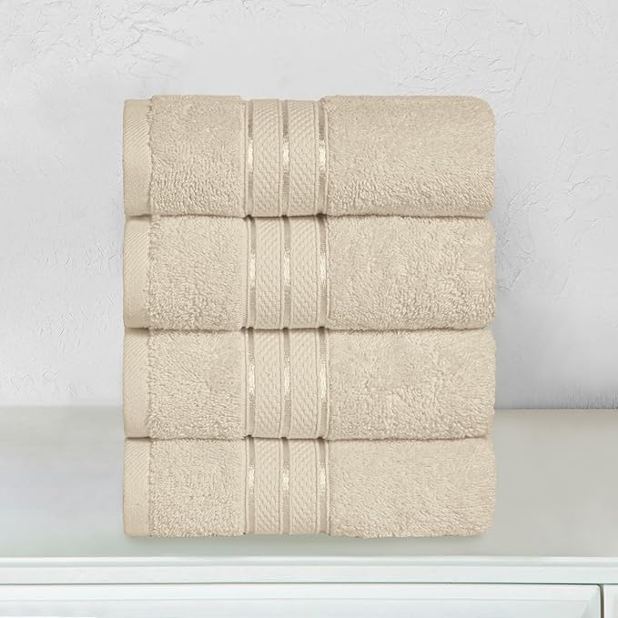 Elegant Comfort Three Line Popcorn Towel Set - Image 2