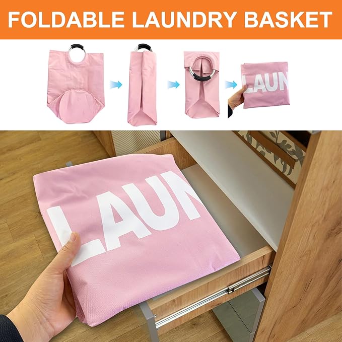 Mziart Large Laundry Basket - Image 5