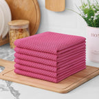 Kitinjoy 100% Cotton Kitchen Dish Cloths, 12 Pack Waffle Weave Ultra Soft - Image 7